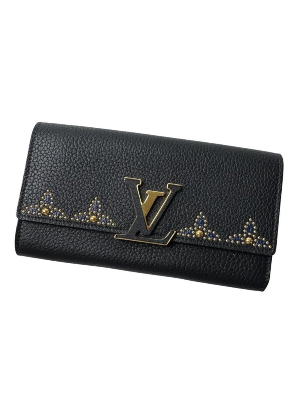 Louis Vuitton Portefeuille Capucines Studded Wallet